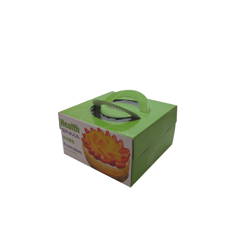 厂家制作 生日蛋糕盒 方形蛋糕盒  手提纸盒