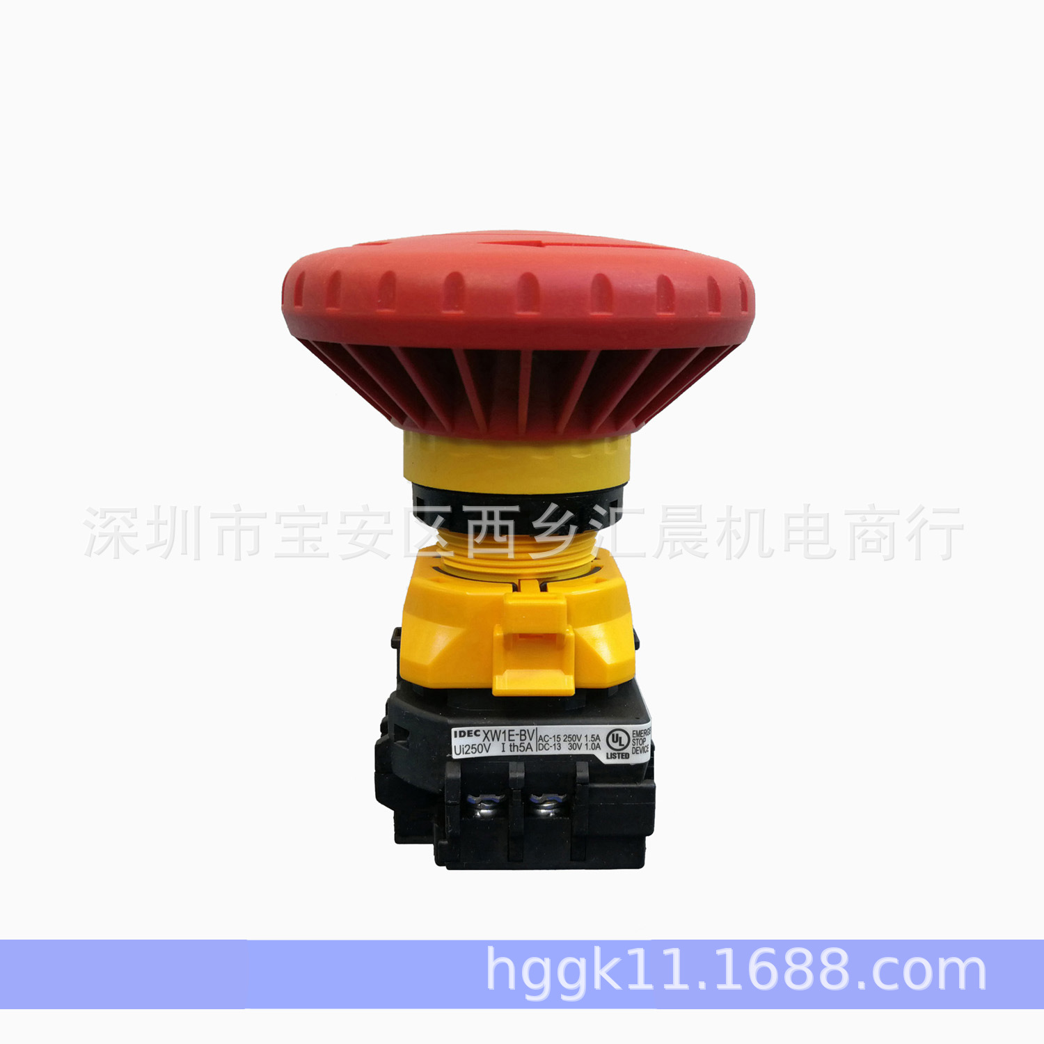 IDEC和泉急停按钮开关XW1E-BV522MR旋转复位按钮