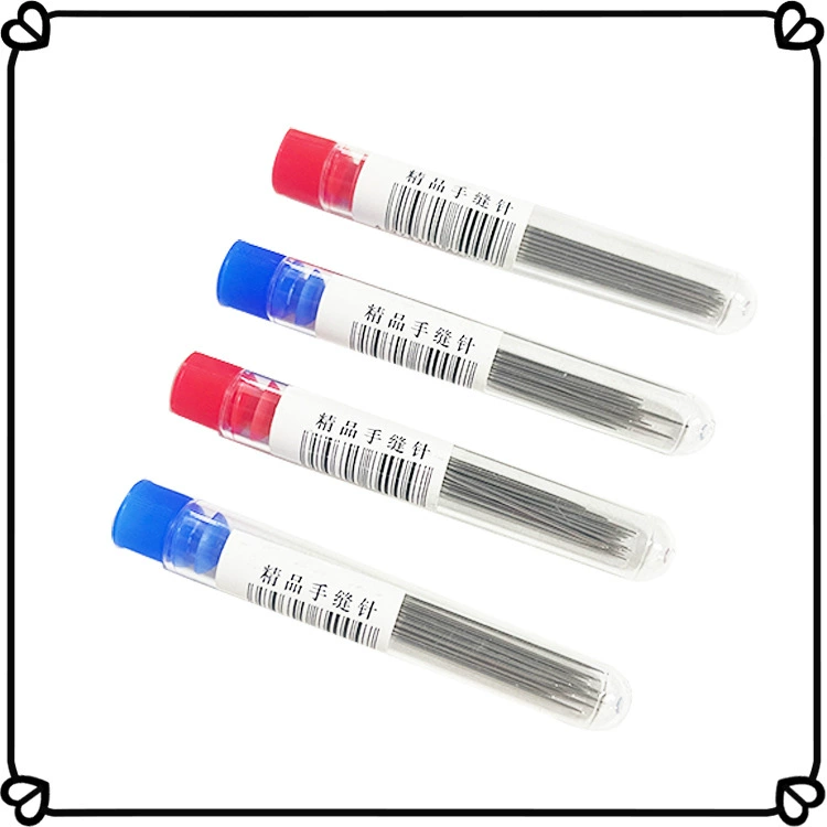 Большая бутылка для ручного стежка с большим глазом Бытовой костюм для игл Прозрачная пластиковая бутылка с иглами Хранение Бутылка для игл для ручного стежка