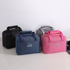 Korean cationic lunch box bag insulation bag lunch bag handbag hand bag student bag lunch bag