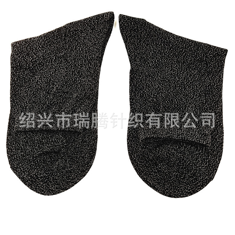 Al por mayor fibra de plata seda calcetines DDS negro gris antibacteriano conductor pulso electroterapia más cuero fisioterapia Calcetines