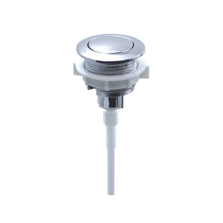Factory wholesale of 38mm single-press switch straight rod top button toilet tank accessories undefined