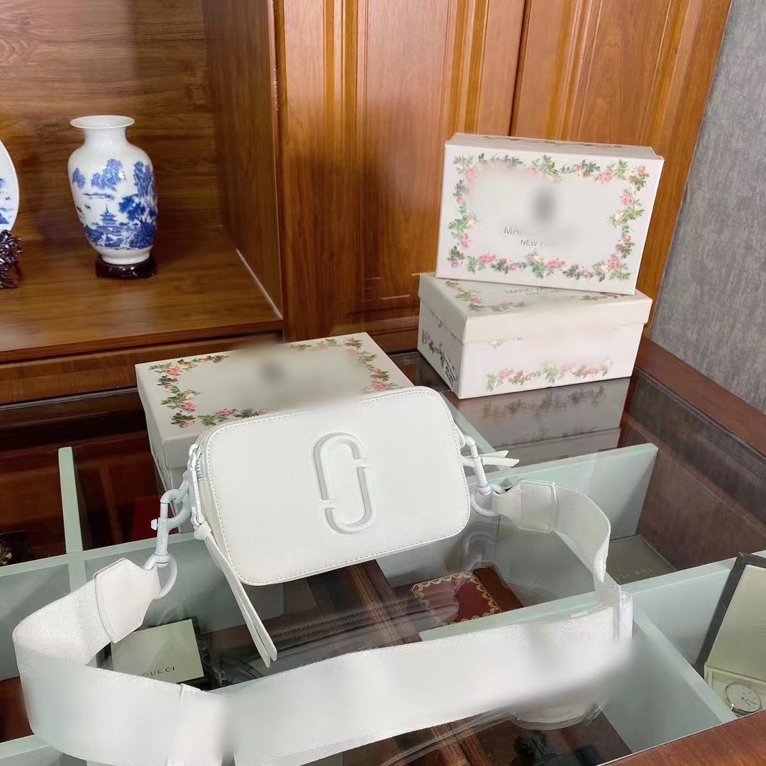 MJ nuevo bolso para cámara, bandolera de un solo hombro, pequeño bolso cuadrado Xiaomaoge, bolso con patrón cruzado, bolso versátil para cámara para mujer