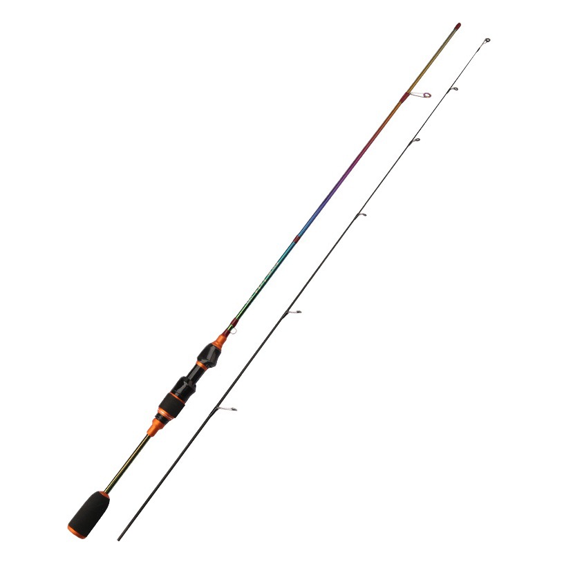 Tira blanca colorida boca de caballo Rod UL mango recto mango de la pistola de carbono ultraligero Luya Rod traje sólido boca de caballo Rod micro Rod