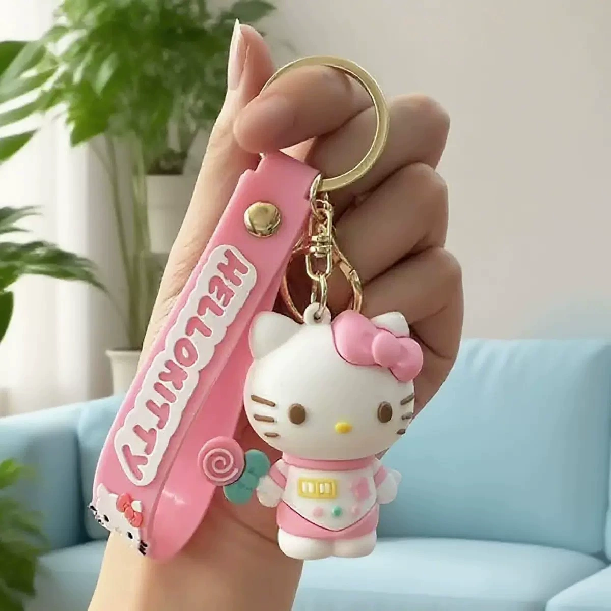 Брелок (Sanrio) Игрушка Water-Play Cartoon, милый аксессуар к рюкзаку, антистресс, 4 × 2 × 4,5 см
