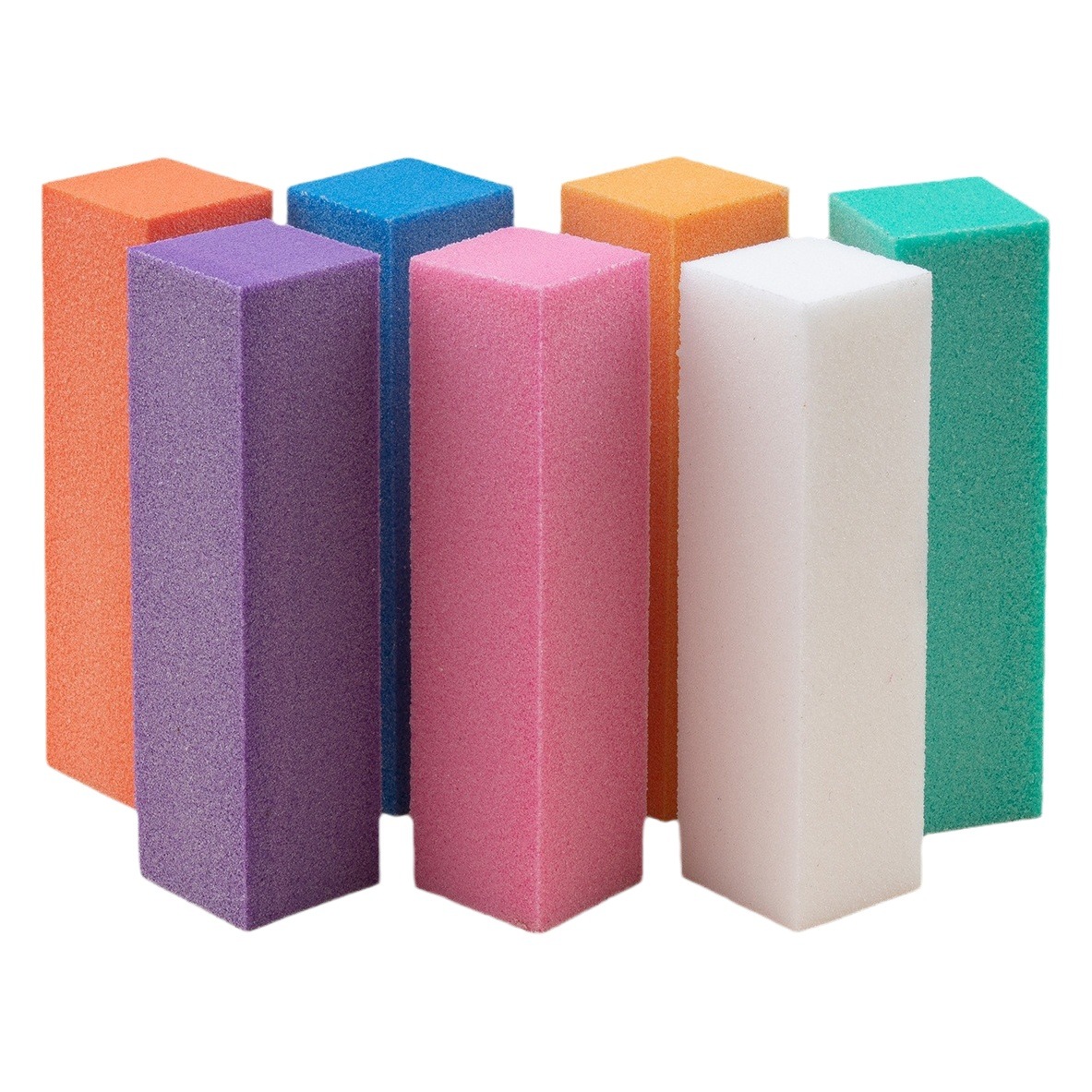 Lijado de uñas, bloque de tofu, lima de uñas cuadrada, resistente al desgaste, no puede quitar la arena
