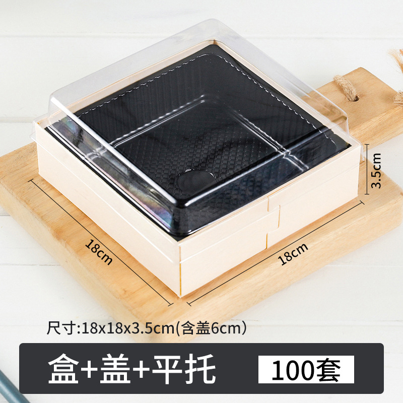 대형 접시 나무 상자 100 세트