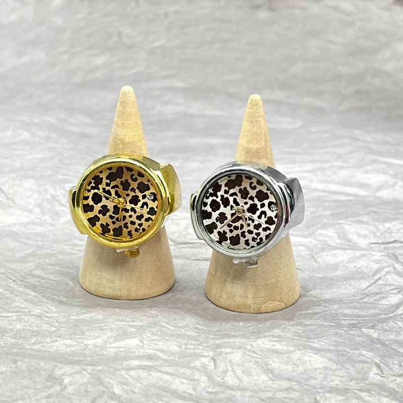 【Ring Watch】New Leopard Print High-Style Simple Ring Watch…