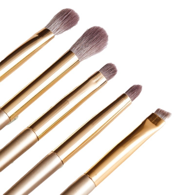 Cangzhou eye shadow cepillo conjunto de cepillo de maquillaje de cuchilla cepillo de línea de ojos cepillo de detalle de sombra de nariz cepillo 5 herramientas de maquillaje mayorista