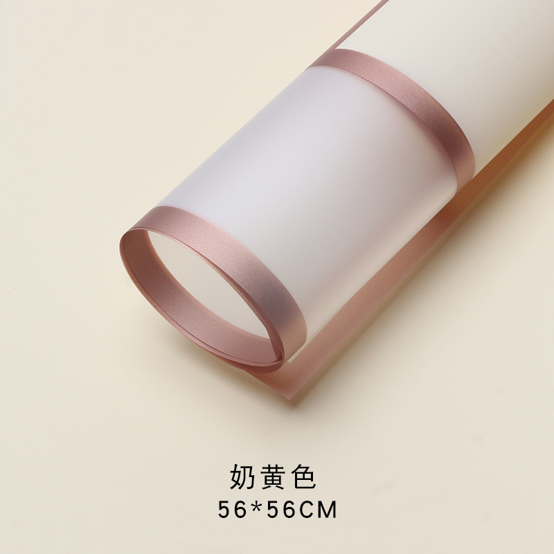 Brillante papel de Milán espacio de papel de embalaje de flores plástico opp película mate impermeable floristería material floral al por mayor