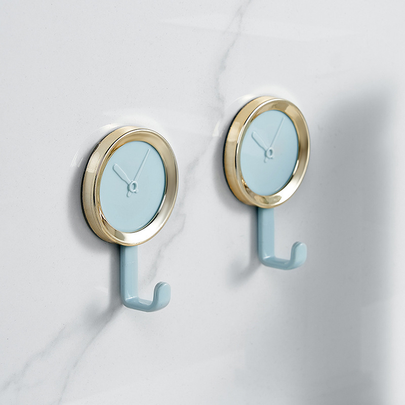 Punch-free Alarm Clock Hook Strong Paste Load-bearing Adhesive Hook Bathroom Door Rear Kitchen Wall Seamless Clothes Adhesive Hook
