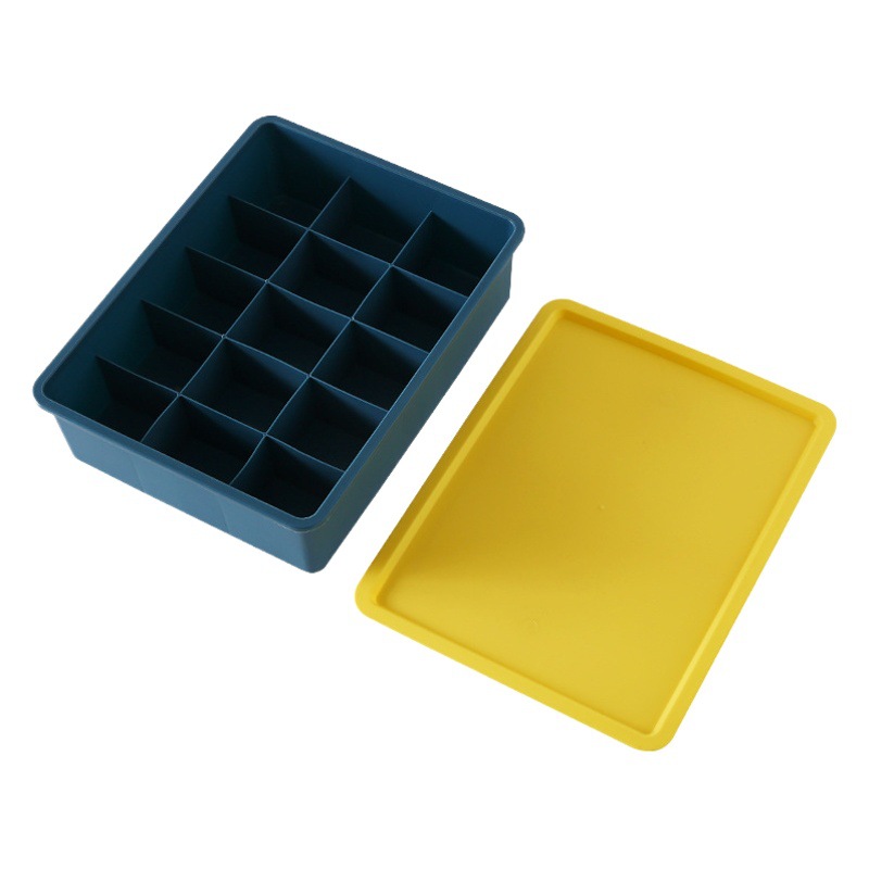 Contraste de color ropa interior caja de almacenamiento compartimento del hogar cubierto sujetador calcetines dormitorio almacenamiento artefacto caja de almacenamiento