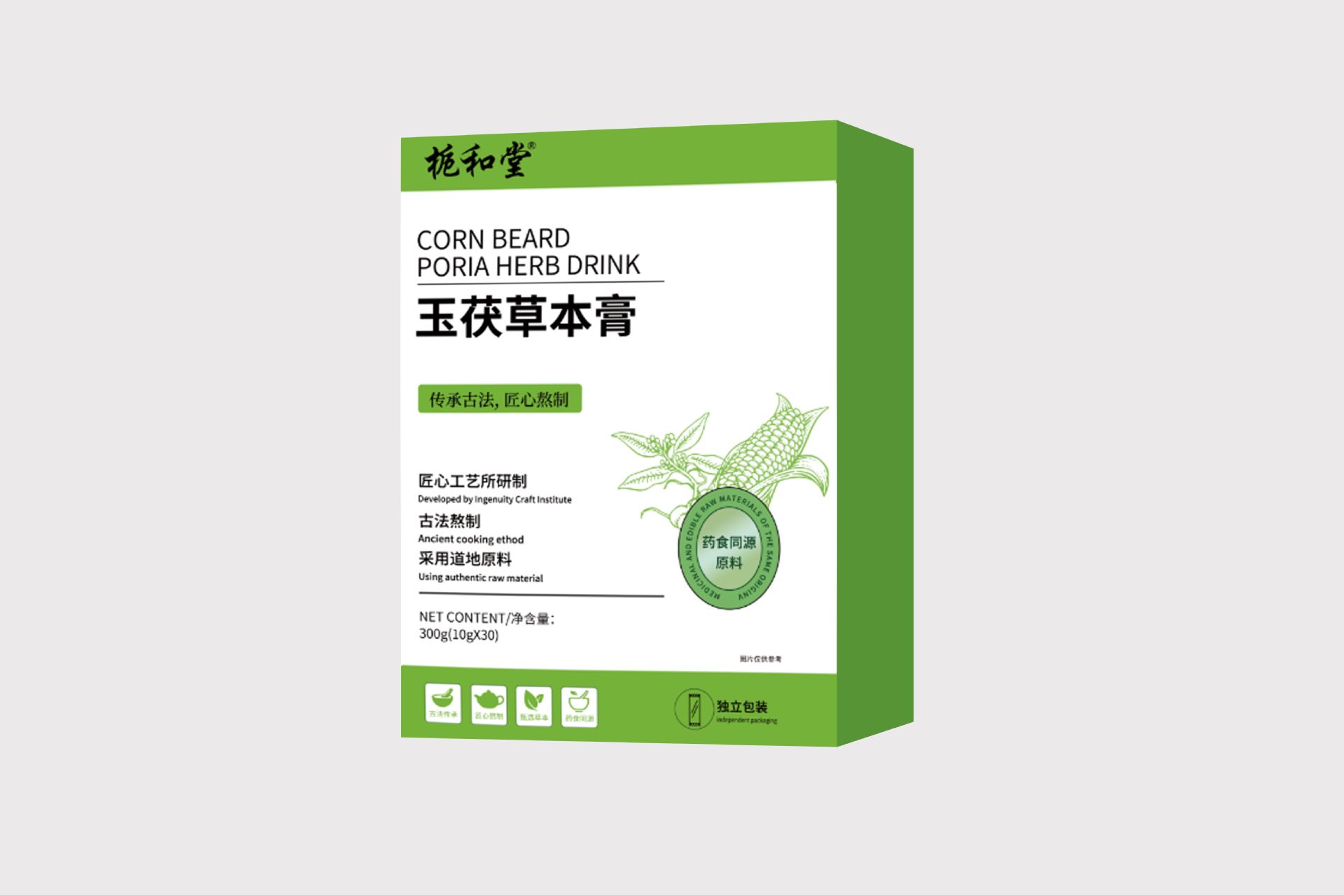 Five Leaf Fig Root Cactus Herbal Drink Ready to Drink Oral Beverage 300ml 10 Bottles in use