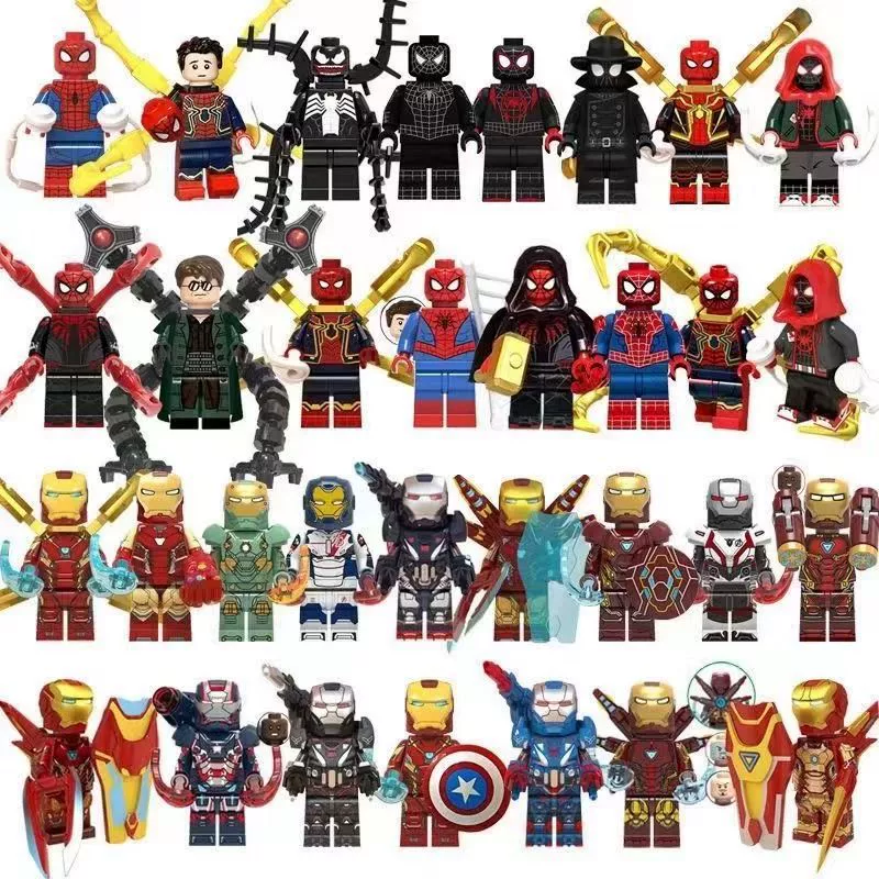 The Avengers, герои, конструктор, минифигурки, игрушка, Marvel, Железный человек