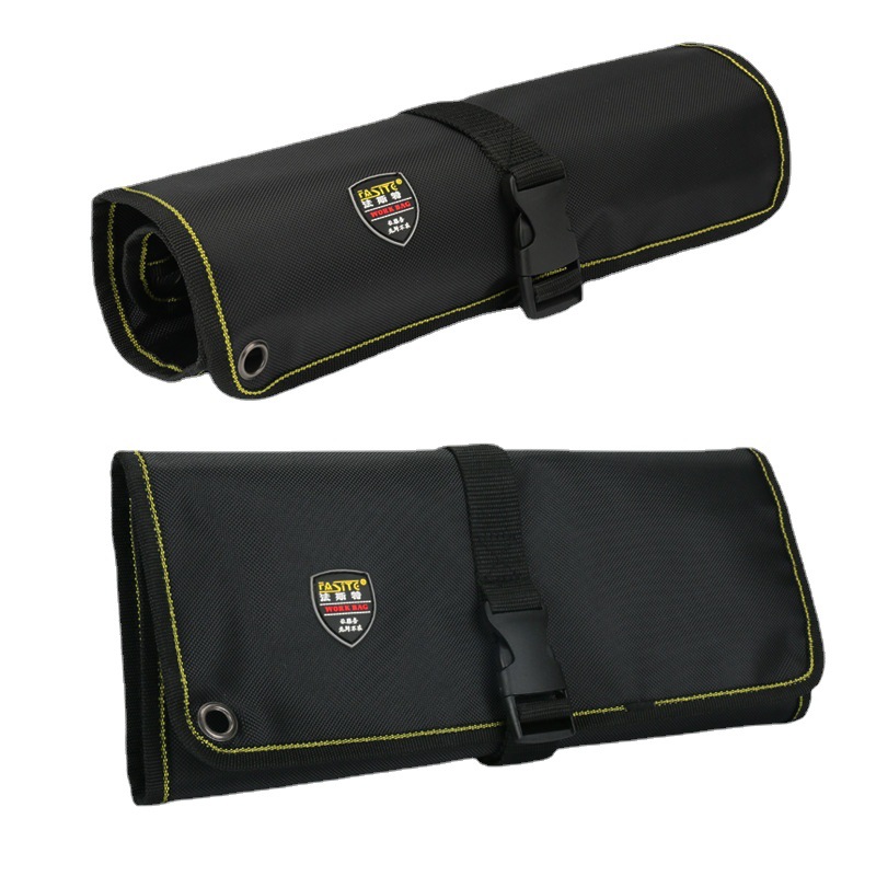 Más rápido Oxford rollo de tela bolsa simple kit de herramientas pequeña bolsa de trabajo bolsa de bolsillo bolsa de embrague PT-N055