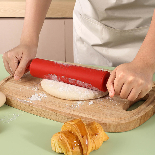 Silicone rolling pin, rolling pin, large and small rollers, DIY baking tools, non-stick flour sticks for home use