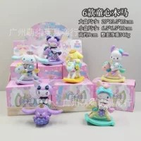 Sanrio, милая мини-фигурка, настольная игрушка, капсульная игрушка