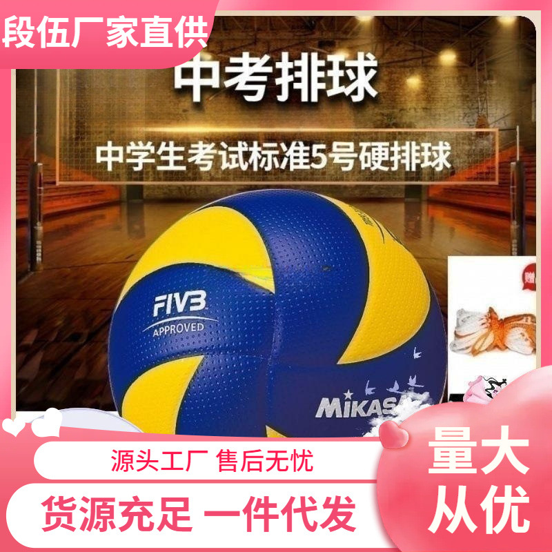 Volleyball Exam Competition Standard Hard Hard Hot-Pressed Ball for Adults, High School and Junior High School Drop Shipping