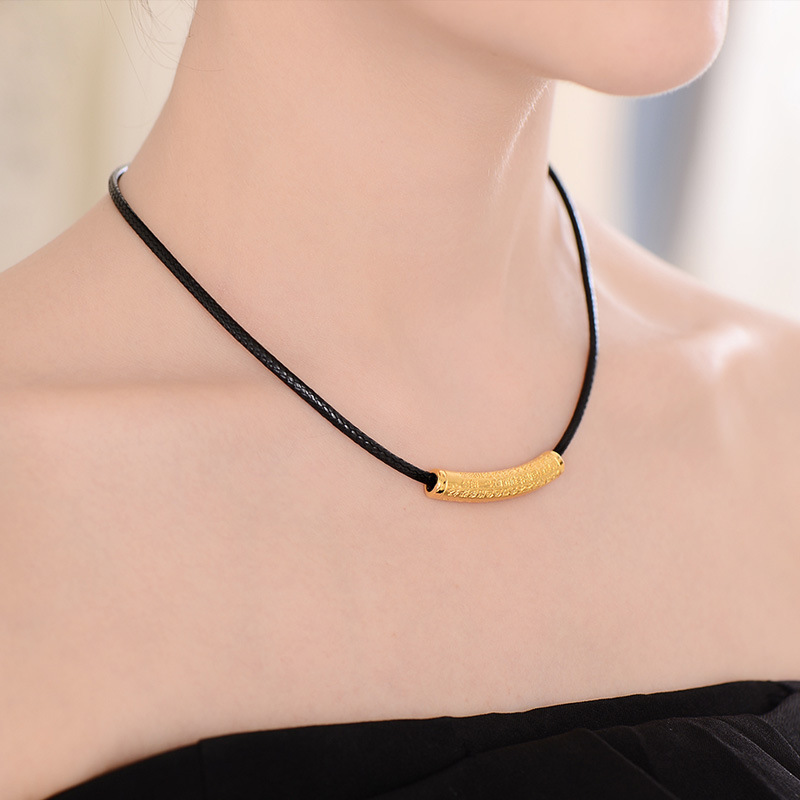 Bracciale cuore sutra gioiello etnico con perline color oro_voghion.com