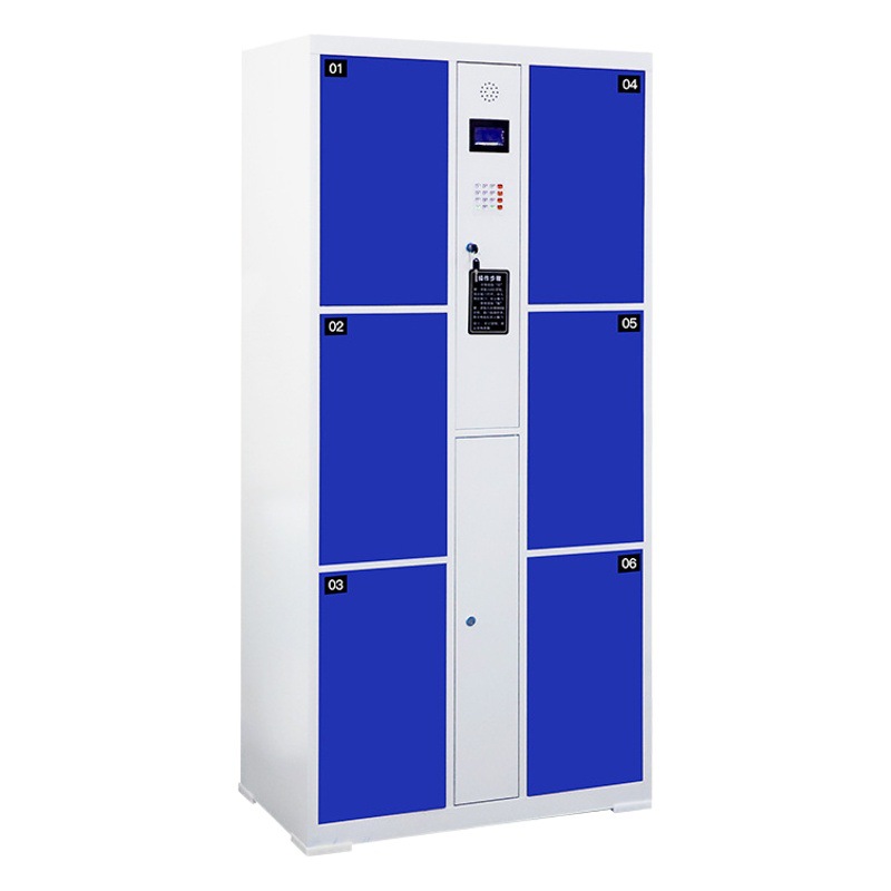 Electronic storage cabinet smart storage cabinet shopping mall credit card fingerprint storage cabinet supermarket WeChat scan code storage cabinet manufacturers