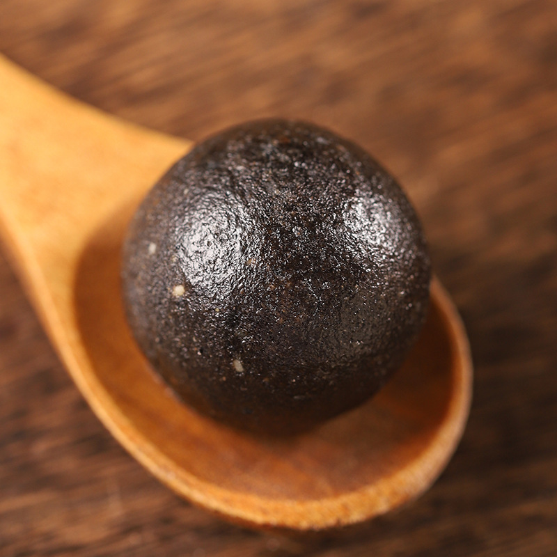 黄精桑丸手作り黒ゴマ黒豆桑団子九蒸し九干しインスタントスナック108g|undefined