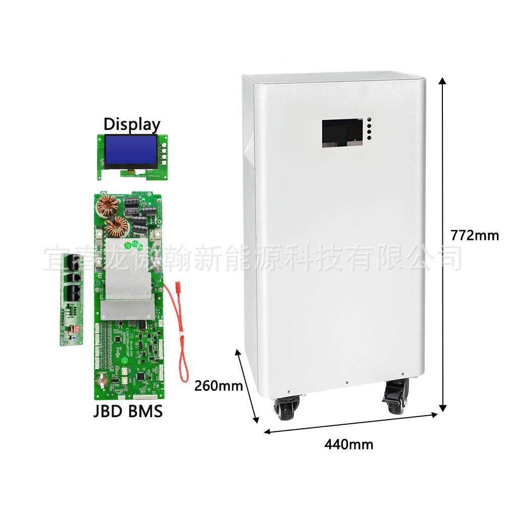 立式PACEX 48V51.2V280AH314AHJBD储能移动15度电机箱外壳DIY套件