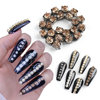 Jewelry, metal chain for manicure from pearl, nail decoration, suitable for import