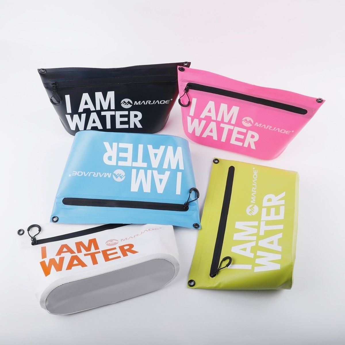 Waterproof Clutch Bag Zipper Storage Bag Single Shoulder Waterproof Outdoor Travel Waterproof Bag Swimming Bag Swimming Storage Bag
