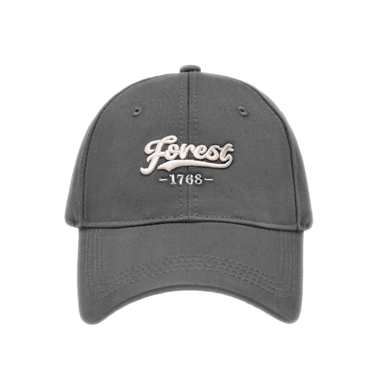 Gran gorra de béisbol bordada coreana para mujeres, cara redonda adecuada beige versátil, bordado amplio para mostrar la cara, gorra de lengua de pato