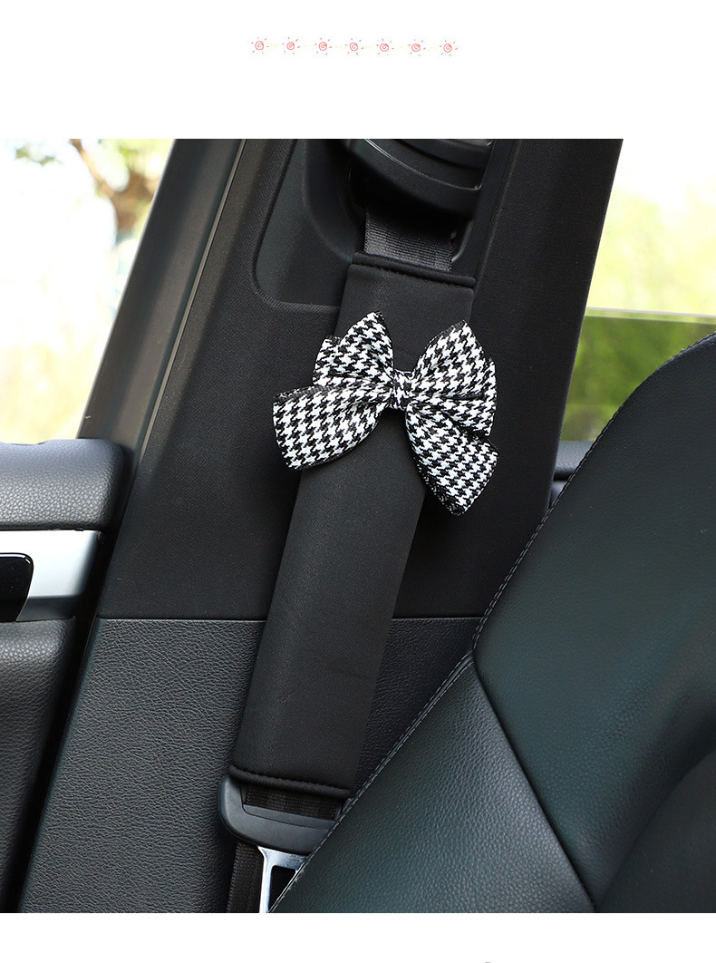 Car Seat Belt Shoulder Pads Air Layer Ice Silk Summer Car Shoulder Strap Cover Anti-Friction DIY Comfortable and Breathable