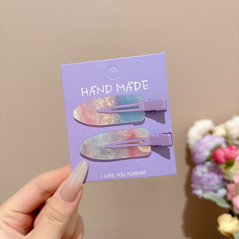 1#Morado 2 piezas-6,5cm