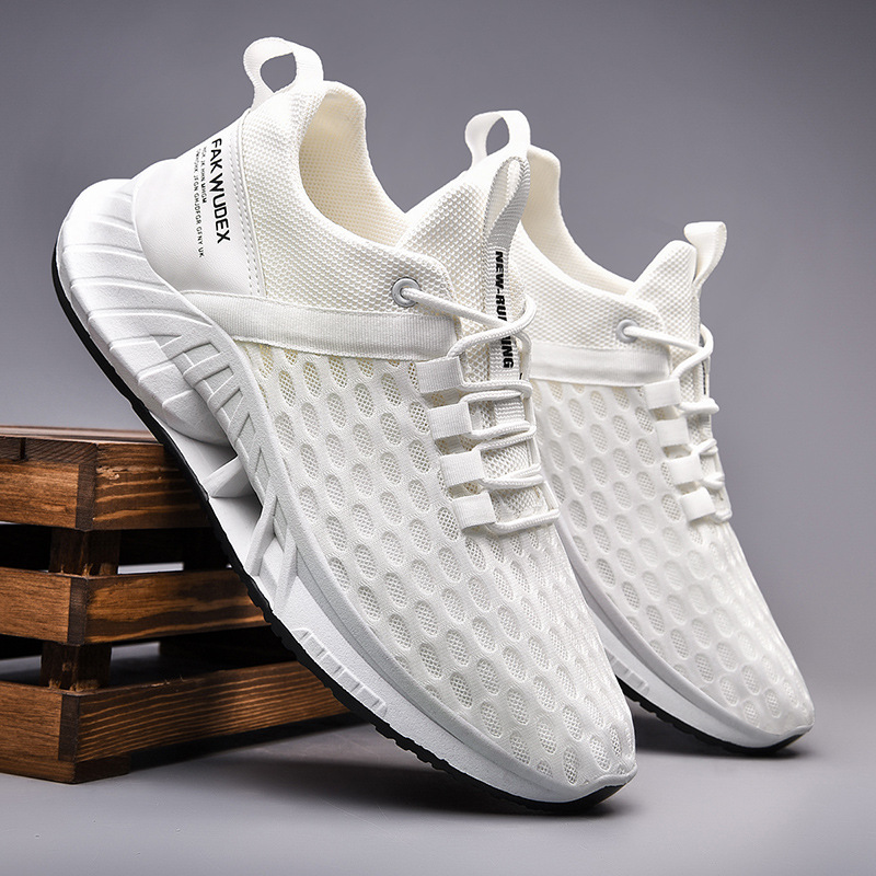 Cross Border Heren S Schoenen Nieuwe Zomer Ademend Vliegend Geweven Casual Mesh Zachte Bodem Sport_voghion.com