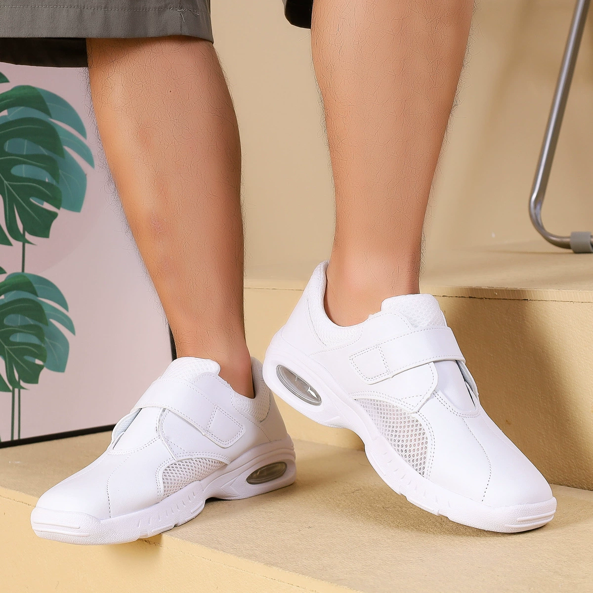 Обувь медсестры внешней торговли женская белая мягкая подошва дышащая
