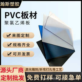 白色PVC片材 磨砂PP塑料片 PVC板材 黑色PVC胶片透明塑料板定制