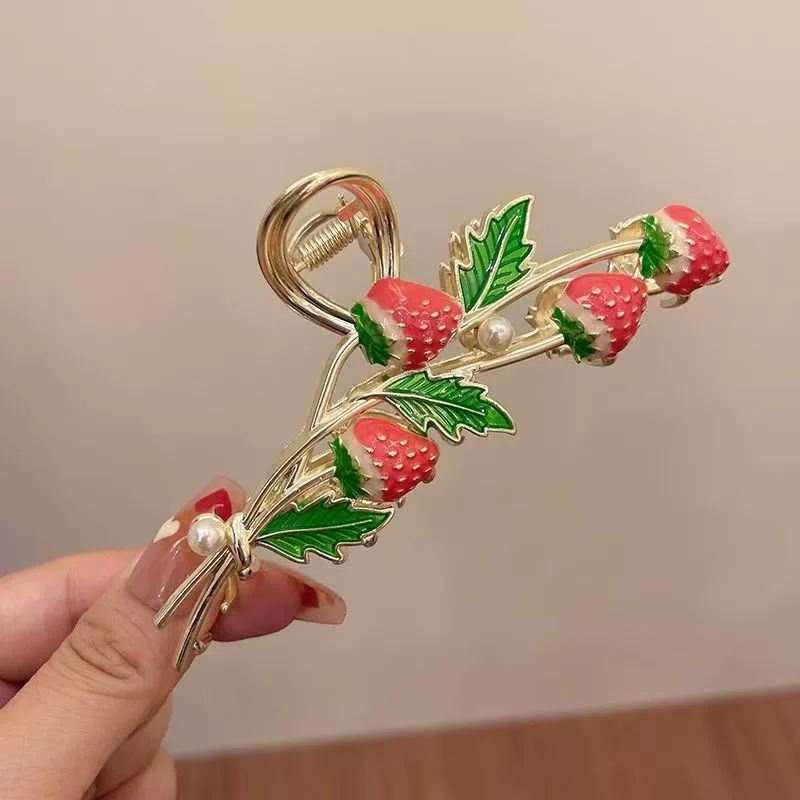 Милая большая ракушка-краб заколка, крашеные заколки, акула, цветочные