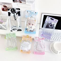 原创立体饮料盒娃包溜娃包盲盒搪胶收纳袋外出娃用装饰袋便携袋
