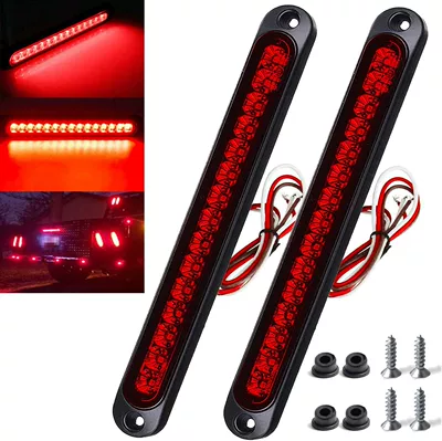 15Led High-Mounted Brake Tail Light 12V24V Car Trailer Tail Light Led Truck Tail Light Truck Side Light (Tail light) - red-light-priced-per-piece-please-order-in-pairs