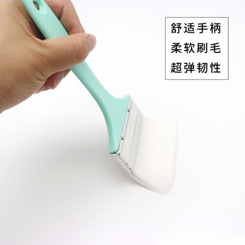 Water silk brush, water-based wool brush, plastic handle barbecue brush, traceless brush, soft bristle brush, wood wax oil paint brush, latex paint brush
