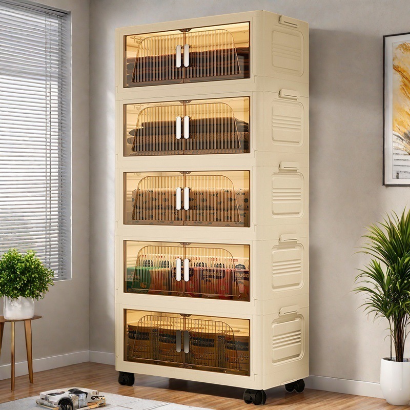 Estante de almacenamiento de carrito pequeño Estante de almacenamiento de piso de cocina Estante de almacenamiento multicapa Estante de almacenamiento móvil Estante de almacenamiento de bocadillos dormitorio infantil