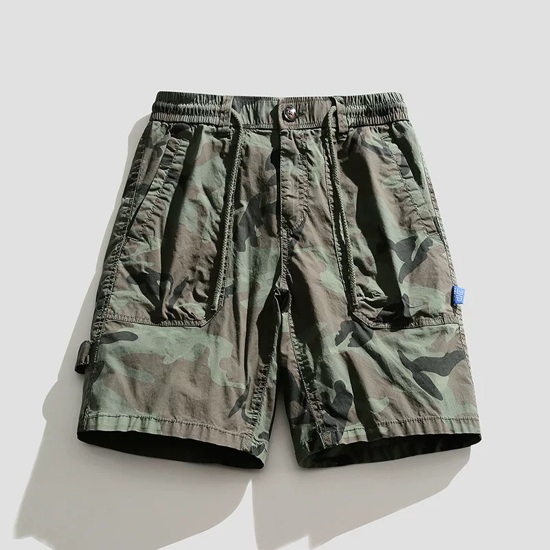 Travel camouflage sports tactics shorts, trousers, wholesale, loose straight fit