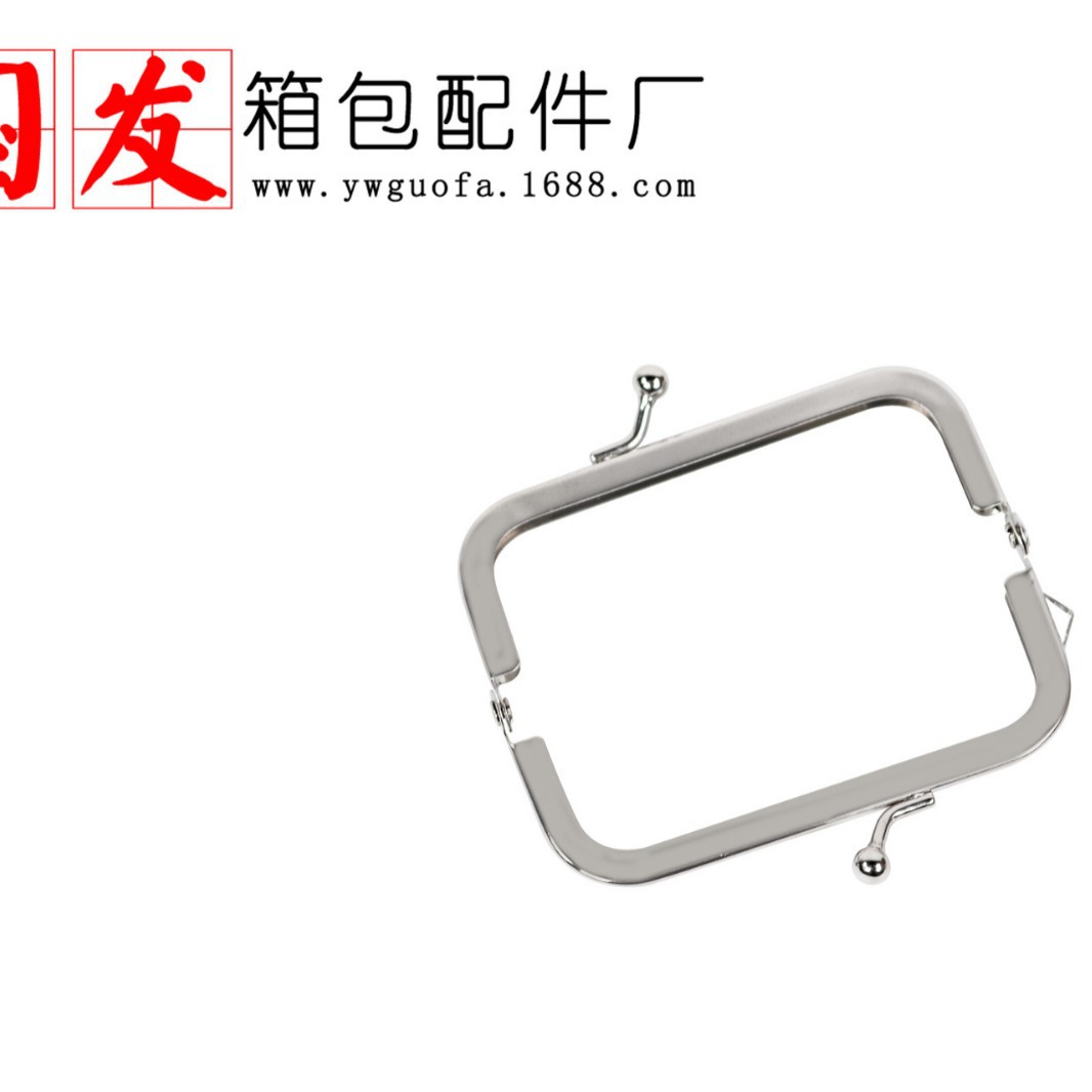 In stock: 8.5cm cuadrado Bu-坑 bisagra sin agujero sin agujero calidad barata piezas de cuero básicas accesorios de bolso