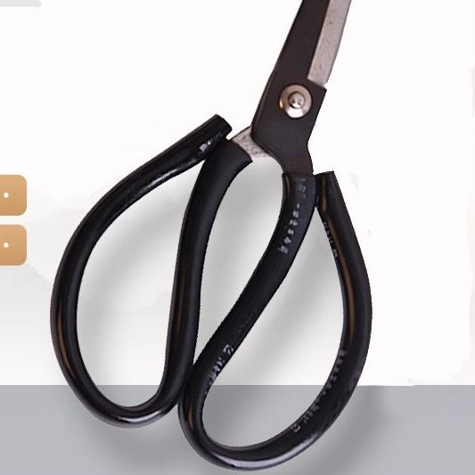 Steel forged scissors Carbon steel scissors tailor household cutting opening ribbon cutting clothing manganese steel industry extra large size