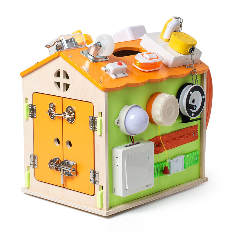 Montessori de madera Montessori educación temprana educación juguetes enseñando ayudas multi-funcional vida de los niños