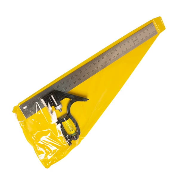 Base ruler (both sides metric) yellow bag 145g