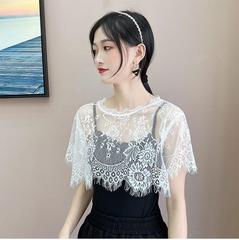 偽の襟の子供の百合の偽の襟の多機能の外はサスペンダーのスカートの底のシャツの夏の新型のレースのネットのブラウスを組み合わせます。