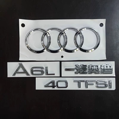 stickers 2.4 2.8 2.0T rear – Car logo - standard-new-a6l40tfsi-complete-rear-part
