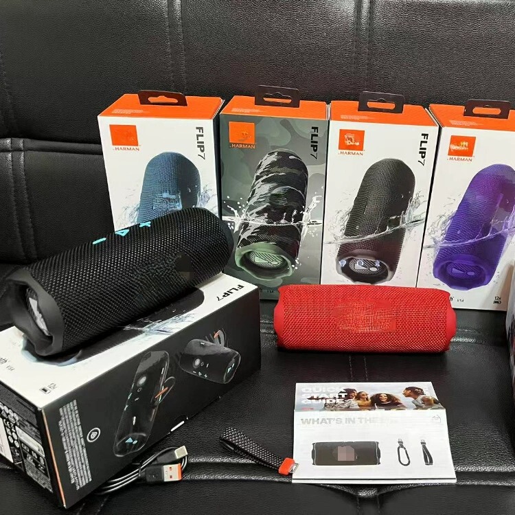 Cross-Border Flip7 Steel Seal F7 Upgraded Version One Machine One Code Portable Bluetooth Speaker Kaleidoscope Wireless Speaker Audio