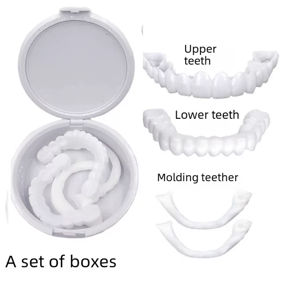 No hole braces for the elderly eating braces simulation chewing braces orthodontic shaping universal tooth defect restorative braces