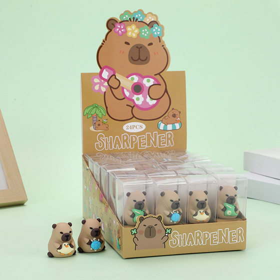 Cute Kapibara Cute Pencil Sharpener Pencil Sharpener Gift Student Prize Pencil Sharpener