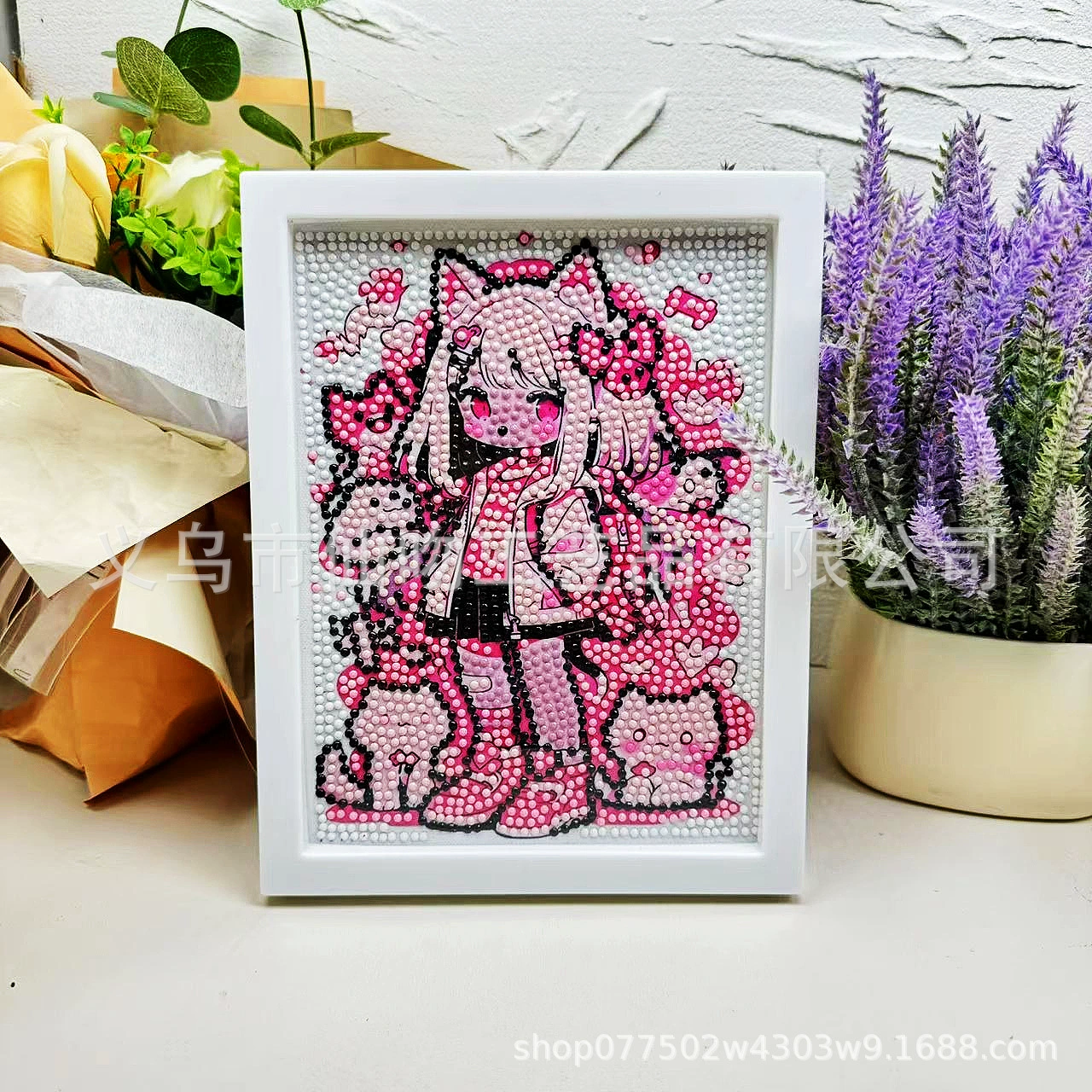 Набор для алмазной живописи Sanrio Kuromi, 17×22 см пластиковая рамка, набор для творчества DIY для детей